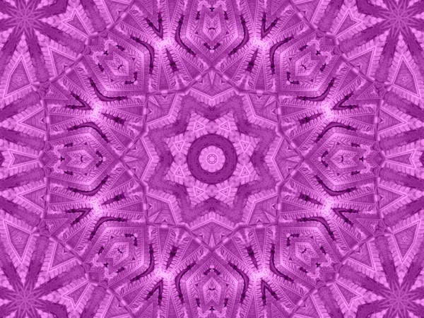 Mandala violet rond — Photo