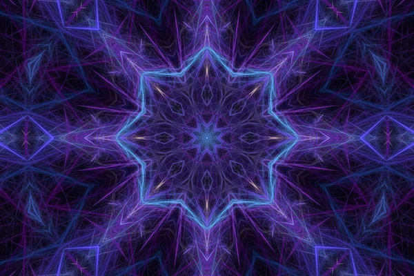 Star mandala fractal — Photo