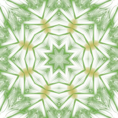 Yeşil fraktal yıldız