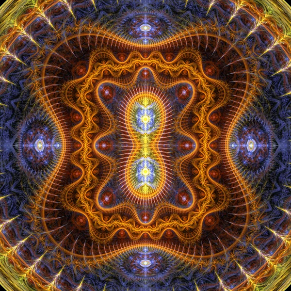 Renkli fractal — Stok fotoğraf