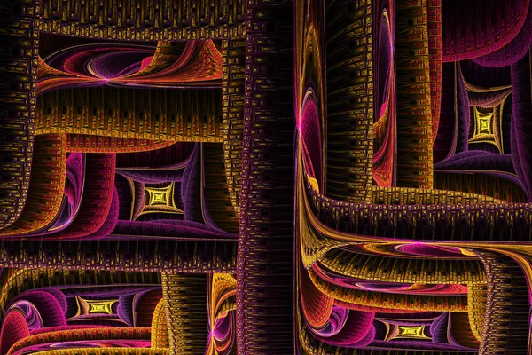 Fondo fractal colorido —  Fotos de Stock