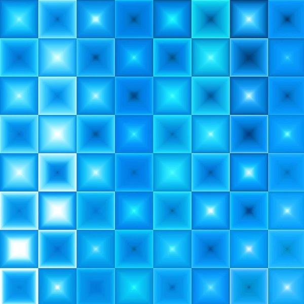 Fundo azul com padrão quadrado — Fotografia de Stock