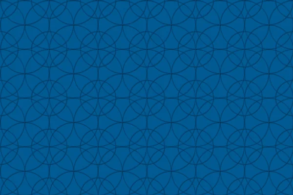 Blauer Hintergrund mit kreisförmigem Muster — Stockfoto