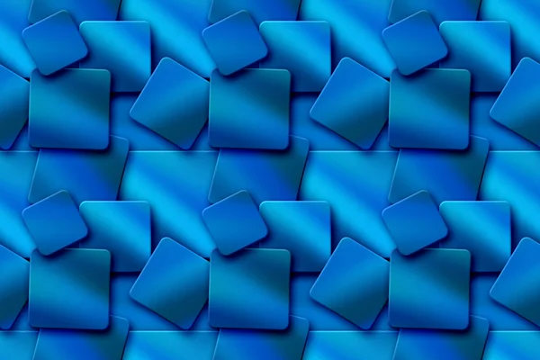 Fondo azul con patrón cuadrado —  Fotos de Stock