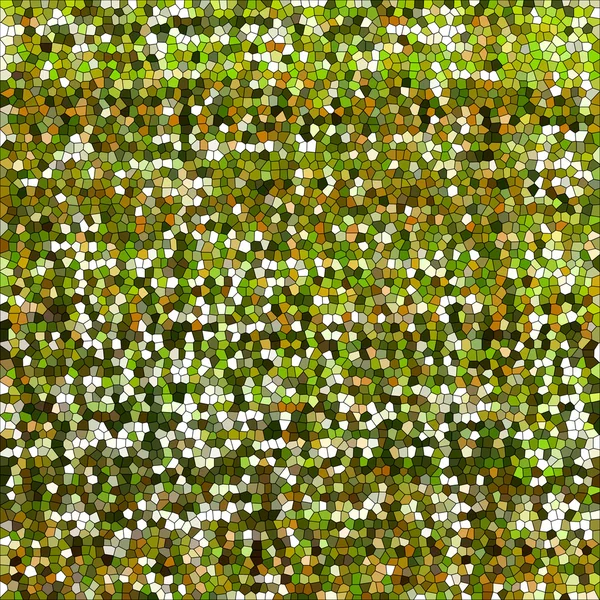 Fundo do mosaico verde e marrom — Fotografia de Stock