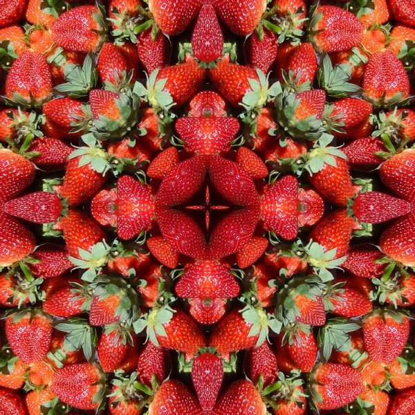 Strawberry Mandala — Stockfoto