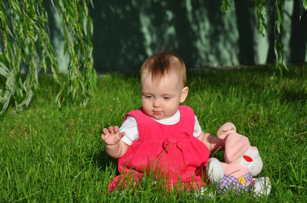 Uma menina. — Fotografia de Stock