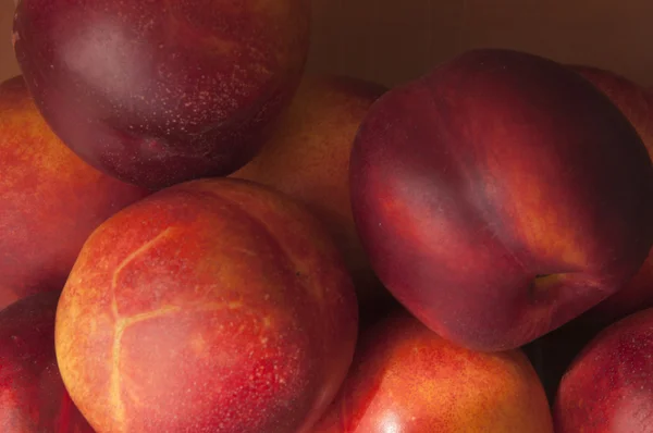 Nectarines Rechtenvrije Stockafbeeldingen