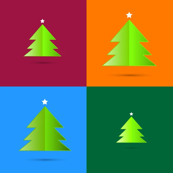 Hintergrund Weihnachtsbaum — Stockvektor