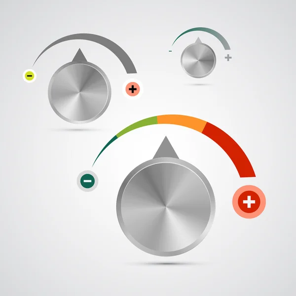 eksi artı düzenleme düğmeleri, düğme