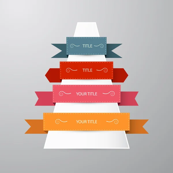 vektör etiket, kurdela seti