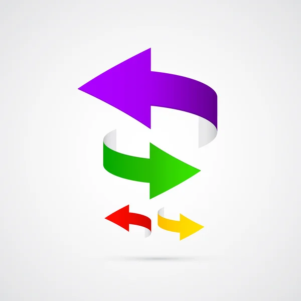 3D soyut okları vektör