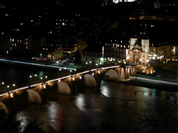 Heidelberg starý most — Stockfoto