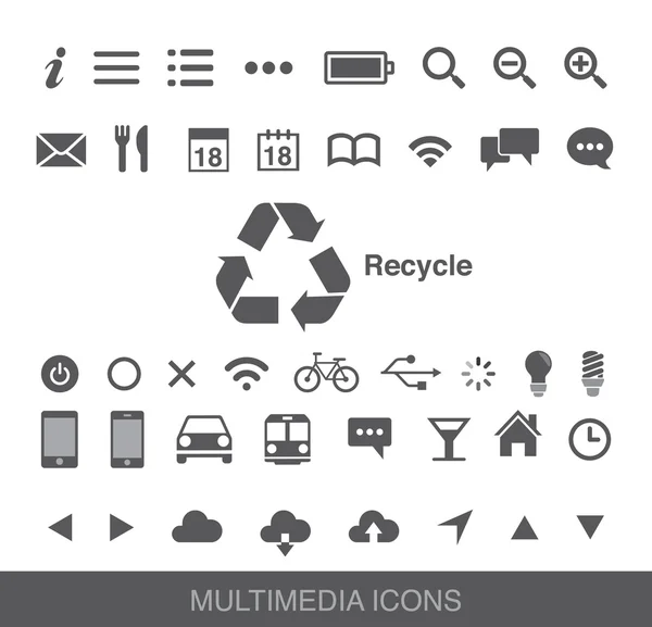 akıllı telefon çoklu ortam simgesini