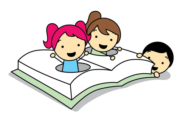 Çocuk delik kitaptan geliyor