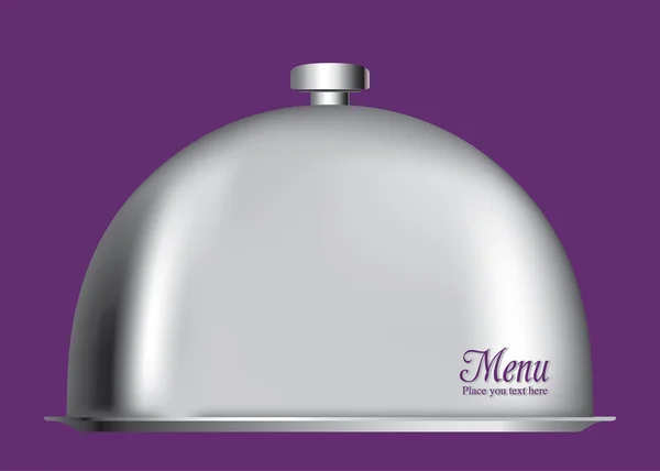 Menu brillant Cloche fermé — Image vectorielle