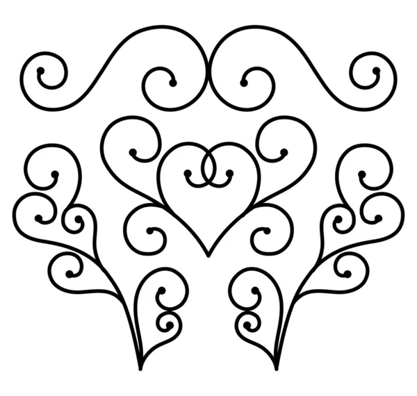 Fiorisce di vettore ornamento — Vettoriale Stock