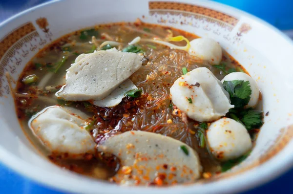 Cellophane noodles soup — Stock Photo, Image