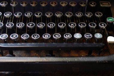 antika daktilo tuşları kapat