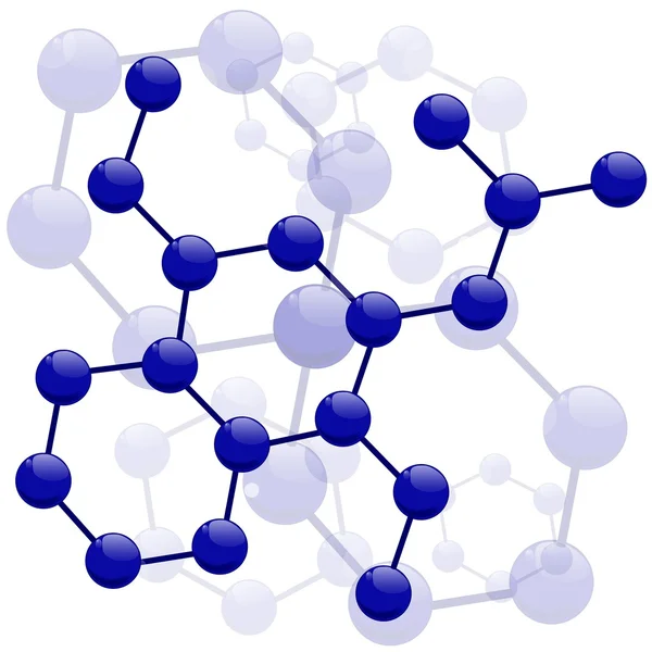 Moleküle — Stockvektor