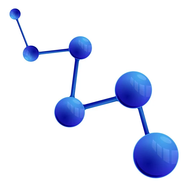 Molekuly — Stockový vektor