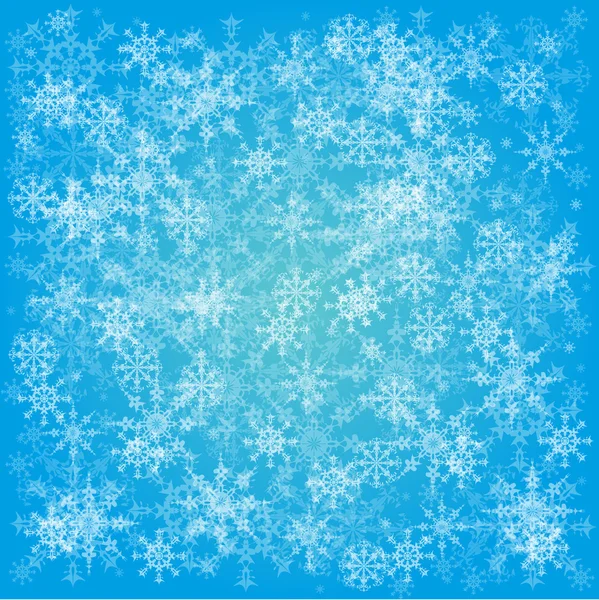 Aantal sneeuwvlokken — Stockfoto