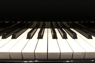siyah ve beyaz tuşlar konser grand Piano