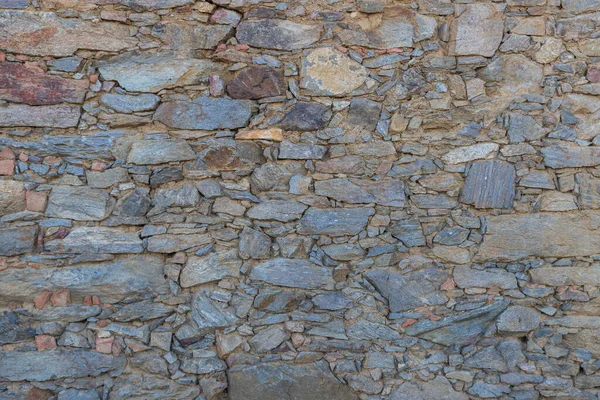 A beautiful wall made of natural stones.