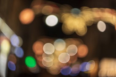 Colorful background of Christmas tree lights. Nice bokeh