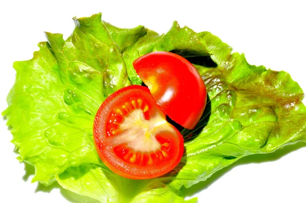 Tomate, lechuga — Foto de Stock