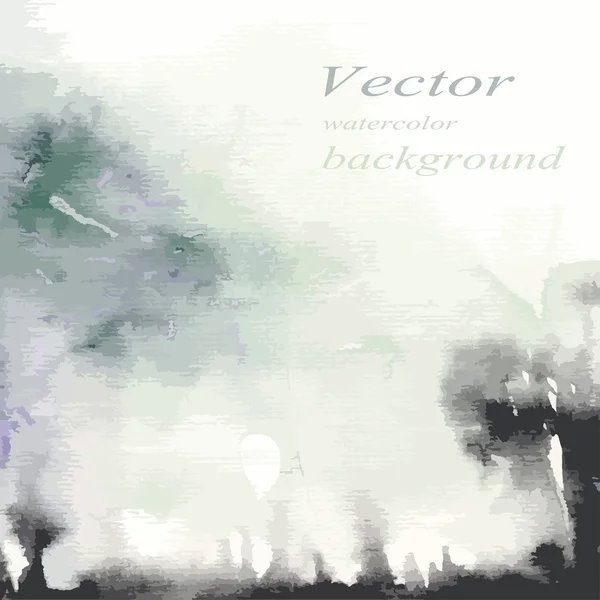Abstrakt vektor akvarell bakgrund — Stock vektor