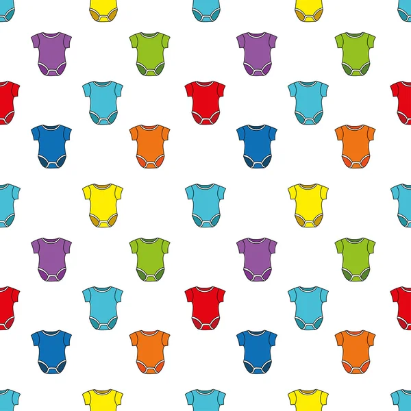 Cute seamless baby pattern — Stock Vector