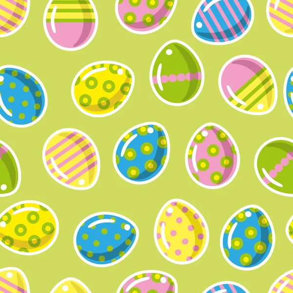 Patrón de huevos de Pascua sin costura Ilustraciones de stock libres de derechos