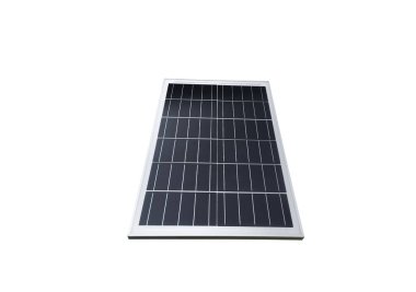 Kesme yolları olan izole edilmiş mini solarcell paneli.