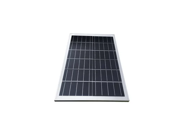 Kesme Yolları Olan Izole Edilmiş Mini Solarcell Paneli — Stok fotoğraf