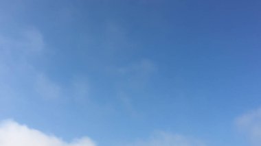 Clouds and Bludsky in the morning background