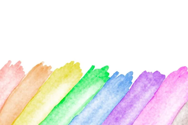 Rainbow Art Drawing Rainbow Background Lgbtq Community Celebrations Pride Month — Stock Photo, Image