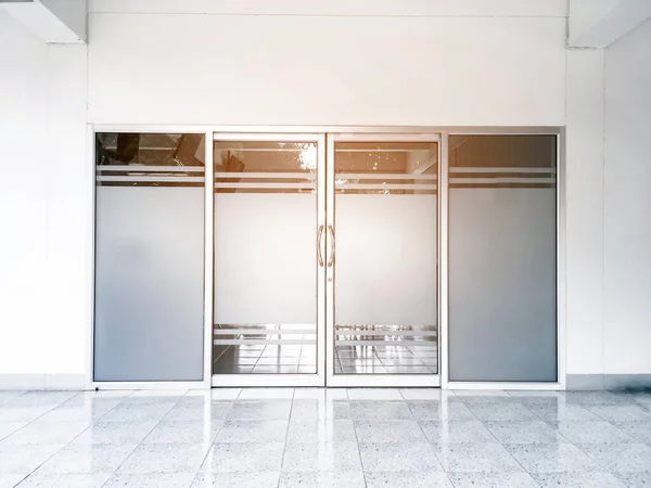 Front doors, glass doors, aluminium door of the store and the office.