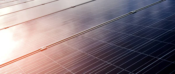 Pannello Fotovoltaico Nuova Tecnologia Immagazzinare Utilizzare Potenza Della Natura Con — Foto Stock