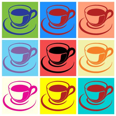 Pop art. Kahve