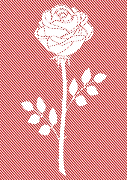 Rosa. — Vector de stock