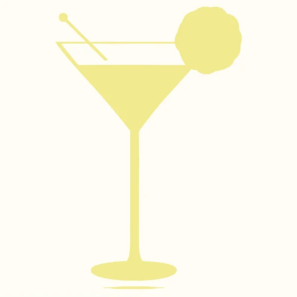 Cocktail pop art — Stock Vector