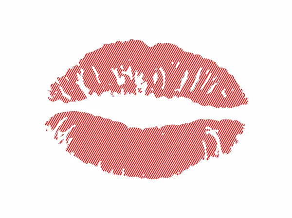 Lábios Pop Art — Vetor de Stock
