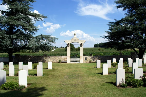 War 14-18. Chinese cemetery of Noyelles-sur-Mer, France — Stock Photo, Image