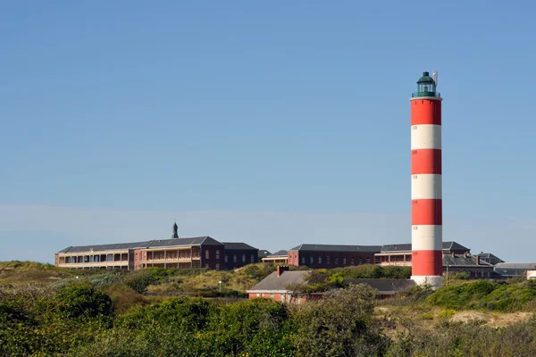 View of the maritime hospital and Berck lighthouse — Stock Photo, Image