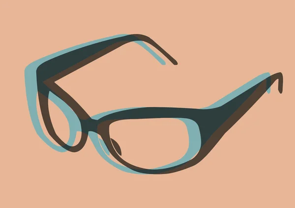 Lunettes pop art — Image vectorielle