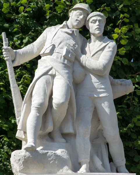 War memorial of the war 14 18. Saint-Valéry-sur-Somme — 图库照片