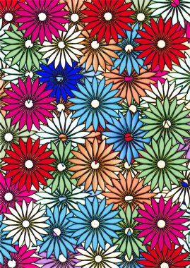 Pop art. Çiçek gücü