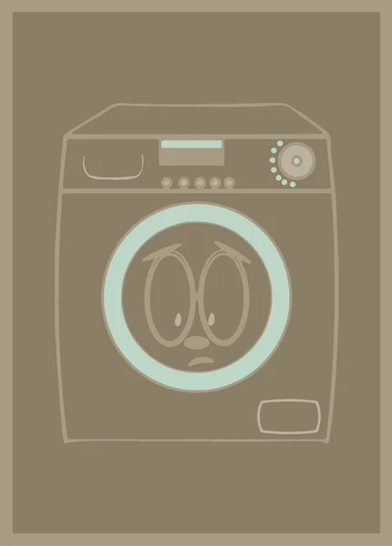 洗濯機ポップアート — ストックベクタ