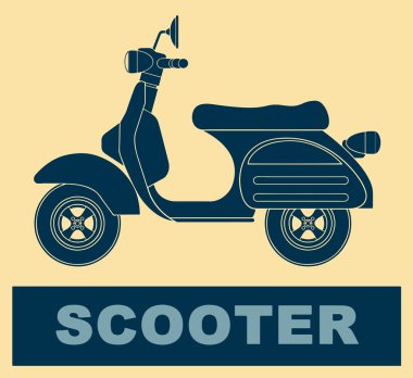 Pop art. Scooter